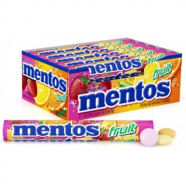 Mentos Chewy Candy Fruit Flavor 14 per pack