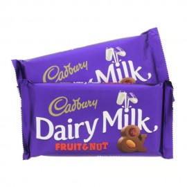 Cadbury Dairy Milk Fruit & Nut Chocolate Bar with Raisins & Almonds 2 x 230 g