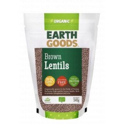 Earth Goods Organic High Protein Brown Lentils - gluten free  GMO free